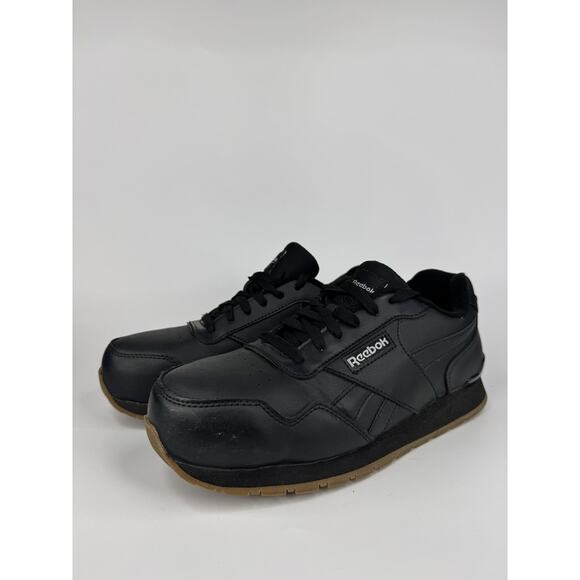 Reebok Men's 10 Wide Harman Work EH Comp Toe Sneaker Athletic Shoe Safety Black - Picture 3 of 14